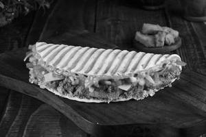 Chipotle Roast Chicken Flatbread Sandwich