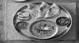 Homestyle Dal Fry + 3pcs  Butter Tawa Roti Combo