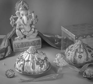 Fancy Dry Fruit Modak - 1 Pc - 1 Kg