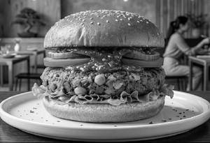 Schezwan Burger