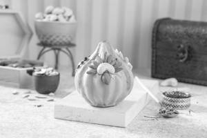 FANCY KESAR KAJU MODAK  250 GRAM  (1 Pcs)
