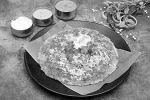 Open Butter Masala Dosa