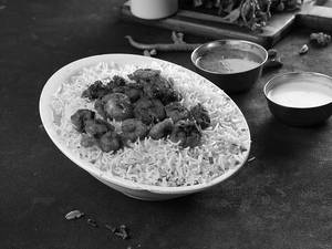 Mini Prawns Biryani