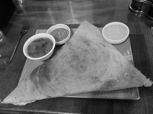 Ghee masala dosa