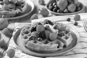 California Blueberry Waffle