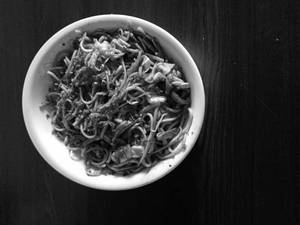 Chicken Burnt Garlic Chinese Noodles