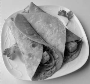 Malai Paneer Wrap