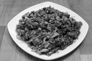Pepper beef gravy