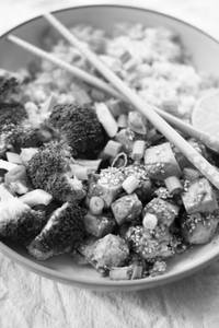 Grilled Tofu With Quinoa