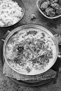 Kadhi With Rice