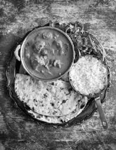 Butter Chicken with Rice and Roti Combo