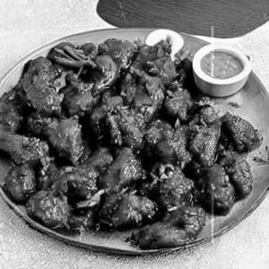 Spicy Chicken Liver Amotho Fry