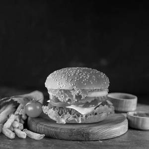 Aloo Tikki Crispy Spicy Burger