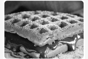 Choco Peanut Butter Waffles