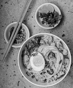 Khow Suey With Fried Chicken