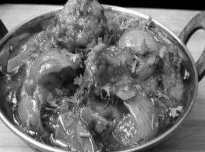 Chicken do pyaza