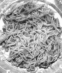 Baby Corn Noodles