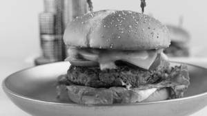 Cheesy Mushroom Burger