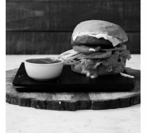 Aloo Tikki Cheese Burger