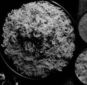 Jeera Pulav Served With Raita Or Gravy  (prepared In Desi Ghee)