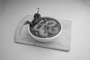 Dry Red Chilli Prawns
