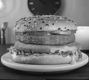 Veggie Cheese Bomb Burger