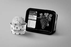 Black Grapes Ice Cream (Medium Fat)