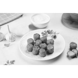 Chiili Garlic Potapo Pops with Garlic Mayo Dip