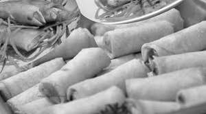 Veg spring roll dry