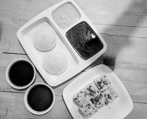 Steamy Combo (idli + Dhokla)