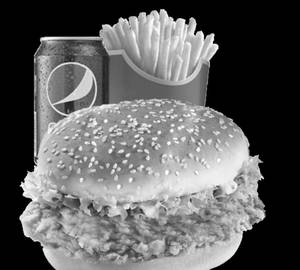 Spicy burger combo