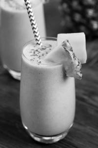 Pineapple Milk Shake