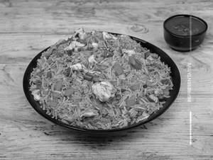 Schezwan Chicken Fried Rice: