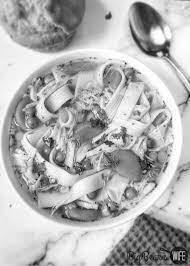 Chicken noodle soup 