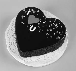 Love Chocolate Heart Shape Cake
