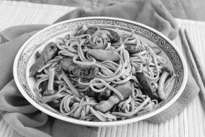 Mushroom noodles                