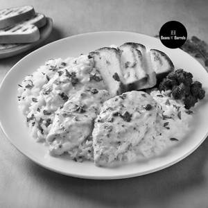 Turkish Grilled Chicken With Garlic Bread And Rice