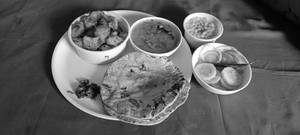 Daal Roti With Jeera Aloo