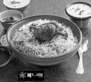 Chicken dum biryani(Half) 