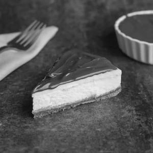 Milk Chocolate  Baked Cheesecake Slice