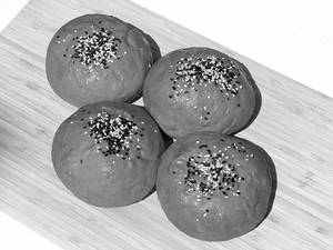 Vegan Beetroot Bun [4 Pieces]