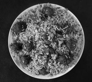 Veg Manchurian Fried Rice