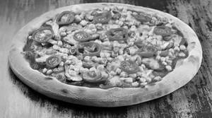 Corn chilli pizza