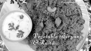 Veg. Biryani With Raita