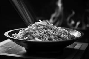 Chicken schezwan noodles