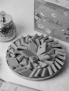Rose Kaju Katli