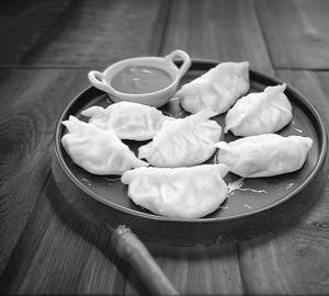 Chicken Steam Momo With Soup(full)