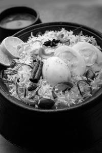 Egg Biryani [serves 1-2]