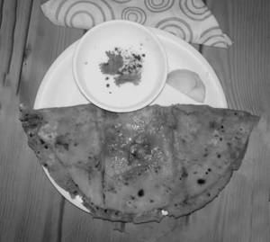 Aloo Paratha with Curd