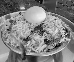 Half Chicken Dum Biryani